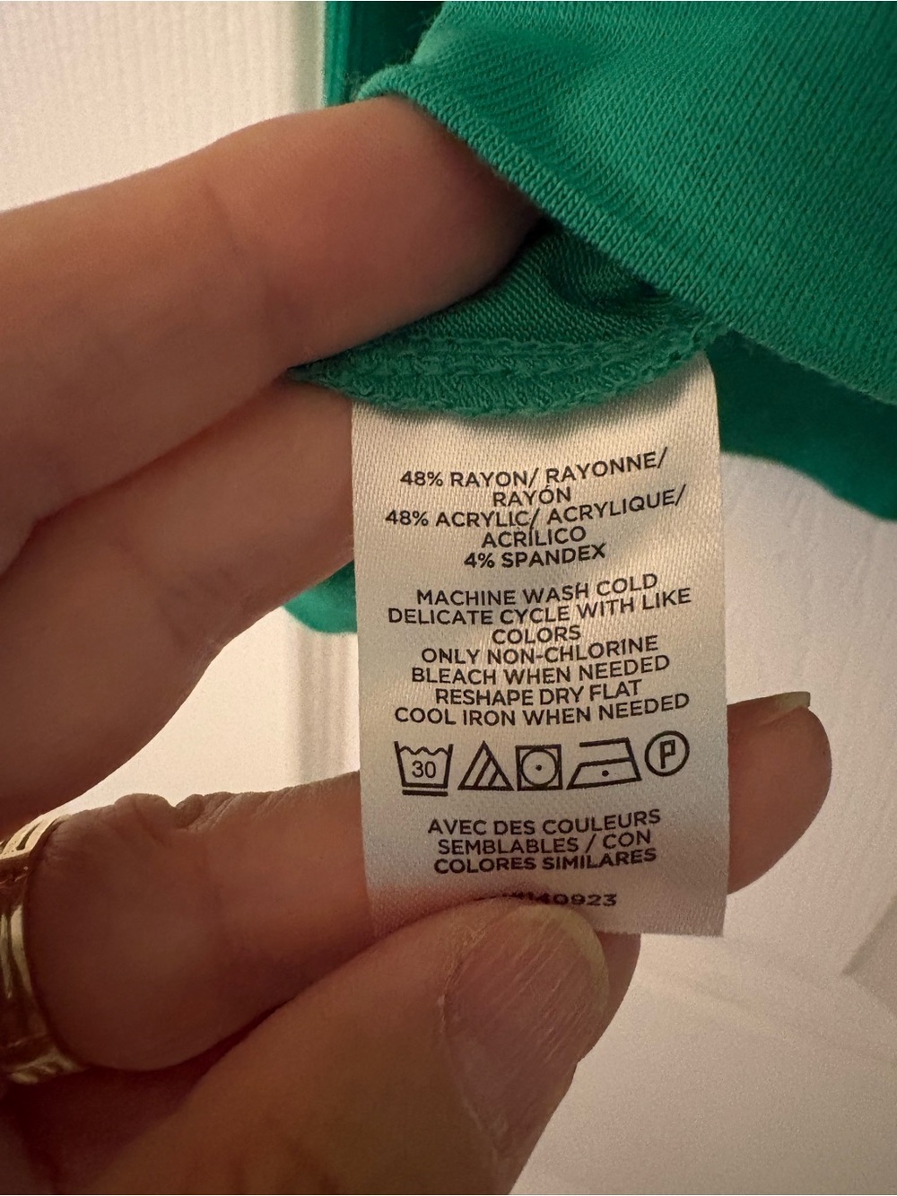Lou & Grey Kelly Green Henley Long Sleeve Top - Picture 6 of 11